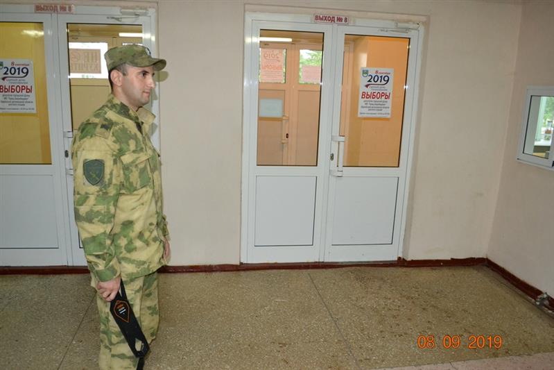 Росгвардейцы обеспечили правопорядок в Единый день голосования на Дальнем Востоке