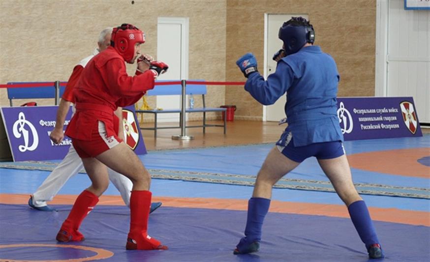 В Красноярске прошел чемпионат Сибирского округа Росгвардии по самбо