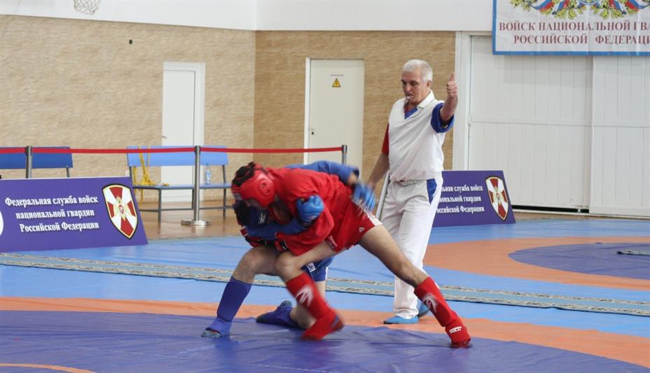 В Красноярске прошел чемпионат Сибирского округа Росгвардии по самбо