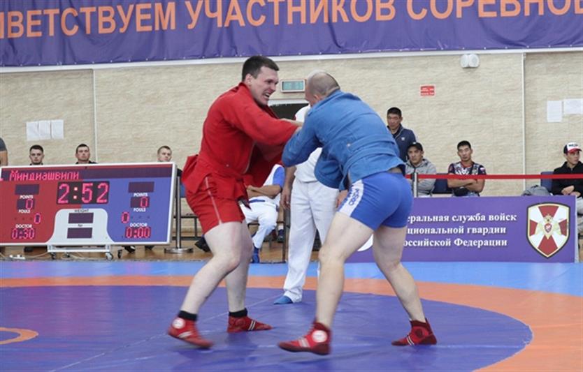 В Красноярске прошел чемпионат Сибирского округа Росгвардии по самбо