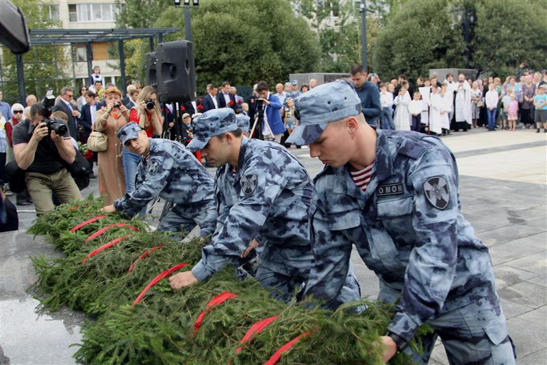 В Подмосковье увековечена память погибших сотрудников ОМОН «Пересвет»