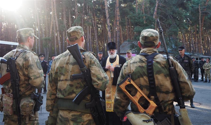 Офицеры белгородского СОБР вернулись из длительной командировки