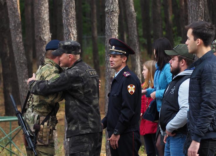 Офицеры белгородского СОБР вернулись из длительной командировки