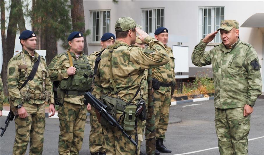Офицеры белгородского СОБР вернулись из длительной командировки