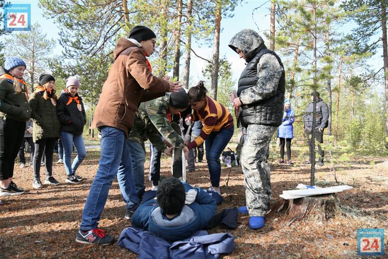 Росгвардейцы Ямала приняли участие в открытии военно-спортивной игры для школьников