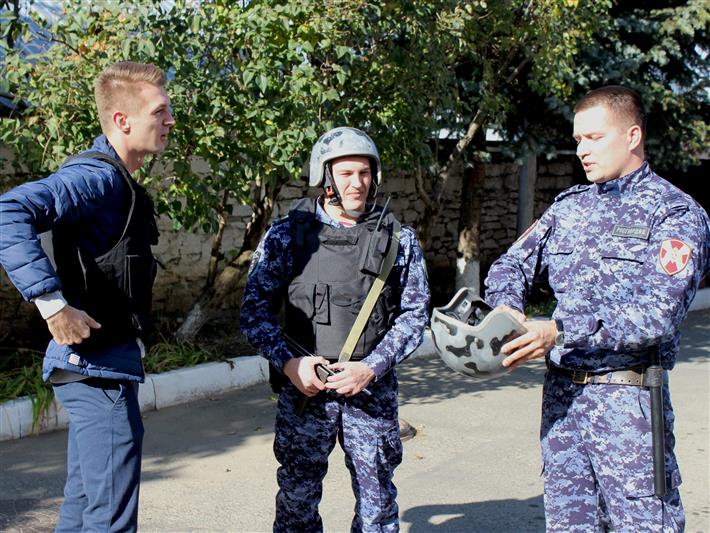 В региональном Управлении вневедомственной охраны Росгвардии состоялся брифинг с журналистами