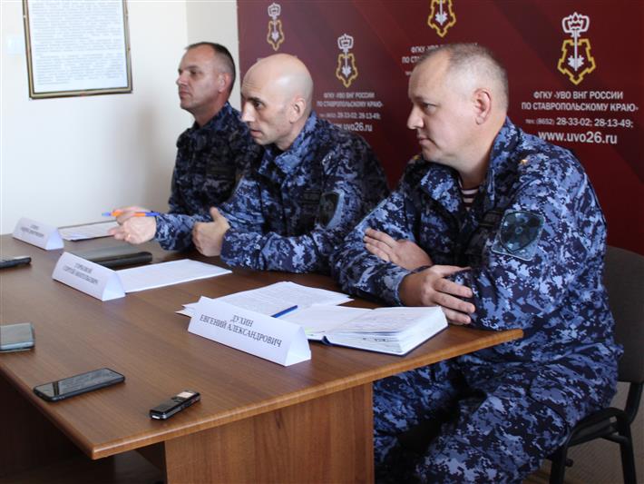 В региональном Управлении вневедомственной охраны Росгвардии состоялся брифинг с журналистами