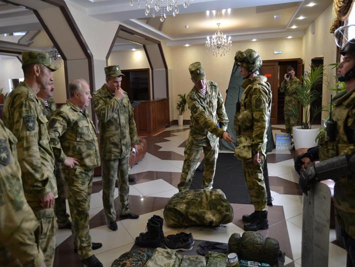 Командующий Сибирским округом Росгвардии проинспектировал отряд специального назначения «Кузбасс»