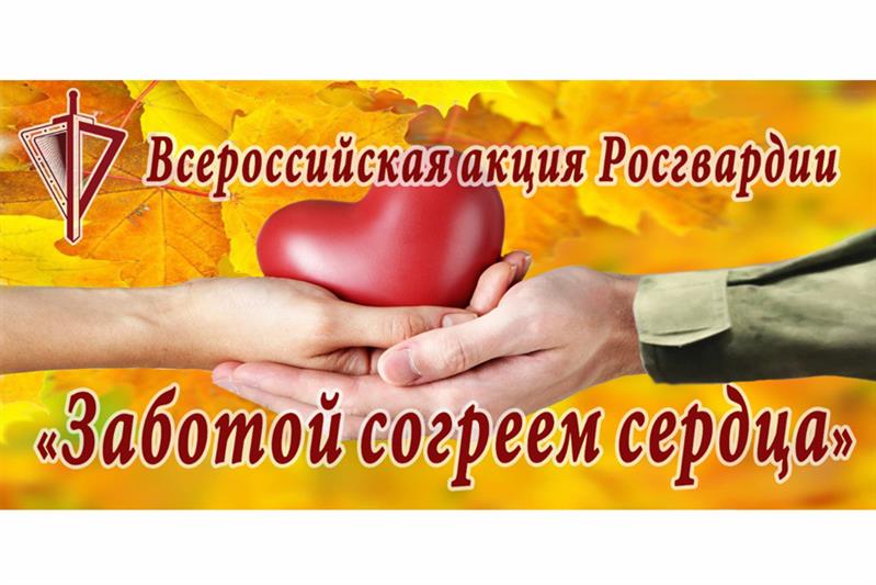 В Росгвардии подвели итоги всероссийской акции «Заботой согреем сердца», приуроченной к Международному дню пожилых людей