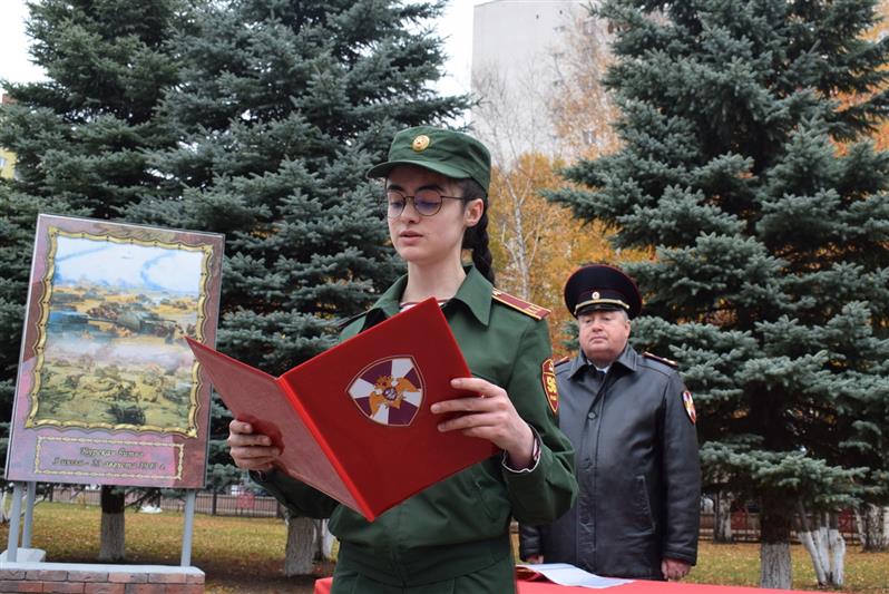 Новоиспеченные кадеты уфимских классов Росгвардии принесли торжественную клятву на верность Отечеству