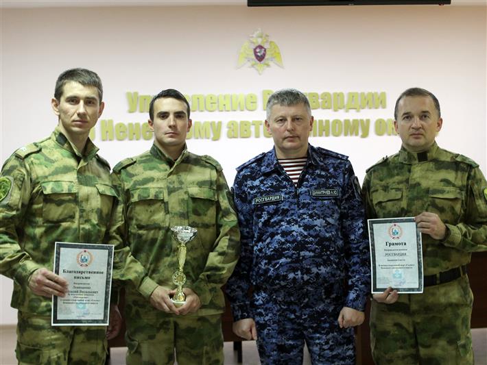 Сборная Управления Росгвардии по НАО победила в окружной военно-спортивной игре «Салют»