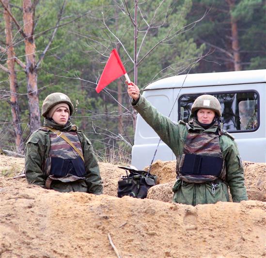 В Нижегородской области прошло тактическое учение подразделений артиллерии Приволжского округа Росгвардии (фото, видео)