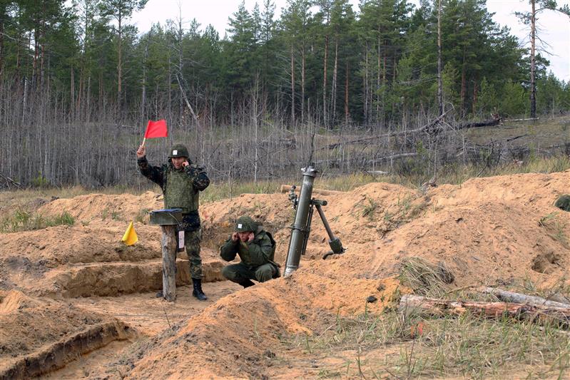 В Нижегородской области прошло тактическое учение подразделений артиллерии Приволжского округа Росгвардии (фото, видео)