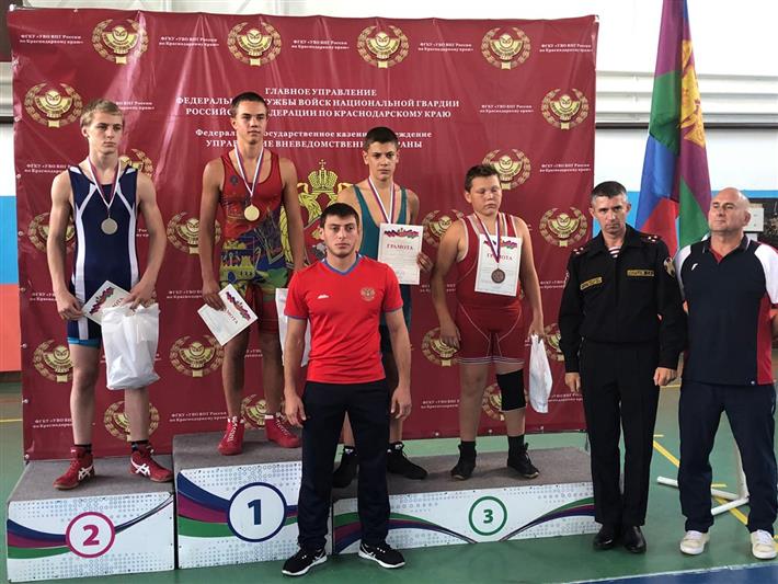 В Горячем Ключе прошло первенство Краснодарского края по вольной борьбе, посвященное Дню вневедомственной охраны Росгвардии