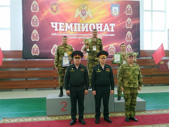 Сборная Северо-Западного округа Росгвардии стала победителем всероссийского ведомственного чемпионата по военно-прикладному спорту