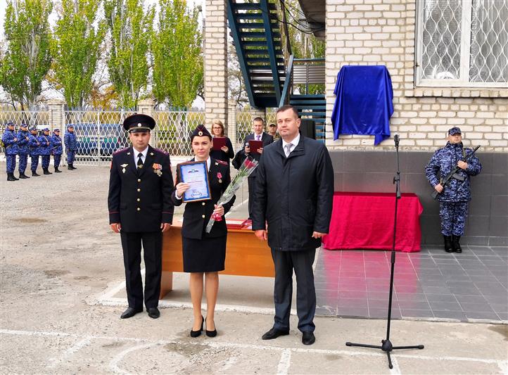 В Астрахани увековечена память ветерана вневедомственной охраны, Героя Советского Союза Ивана Зиброва (фото, видео)