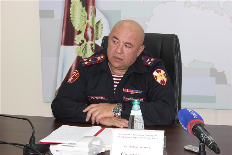 В Черкесске состоялась пресс-конференция  начальника регионального управления Росгвардии 