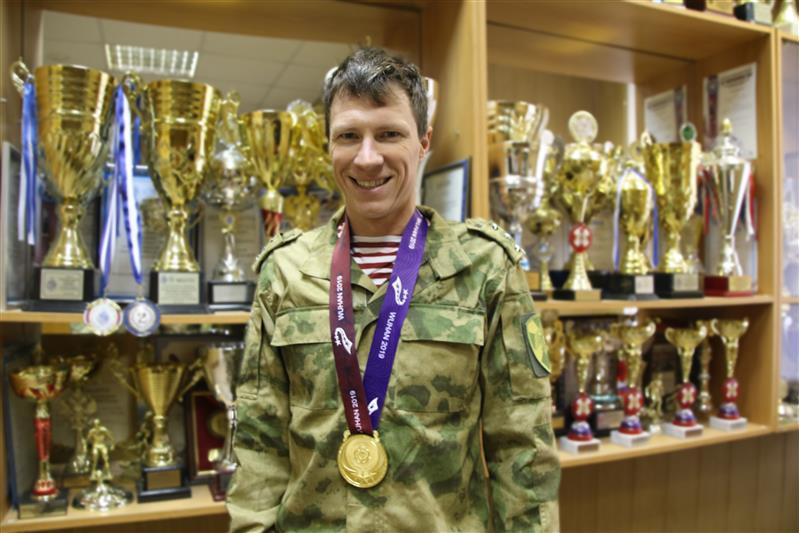 Военнослужащий Центрального округа Росгвардии завоевал два «золота» на Всемирных военных играх в Китае