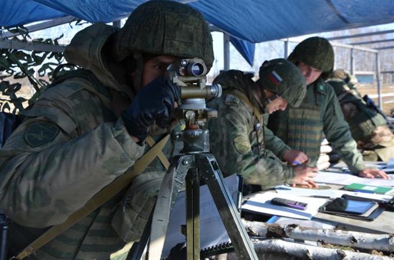 Под Хабаровском проведено тактическое учение с артиллеристами Восточного округа Росгвардии