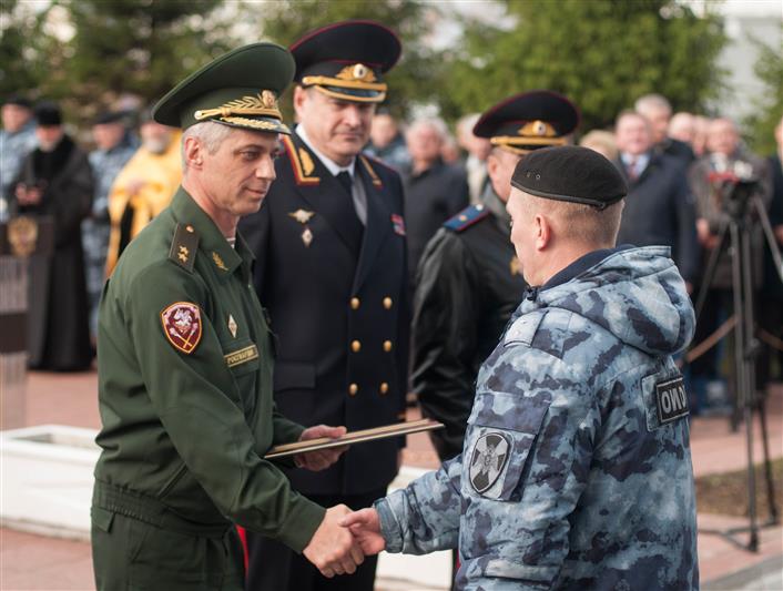 Московский ОМОН отметил годовщину образования (фото, видео)