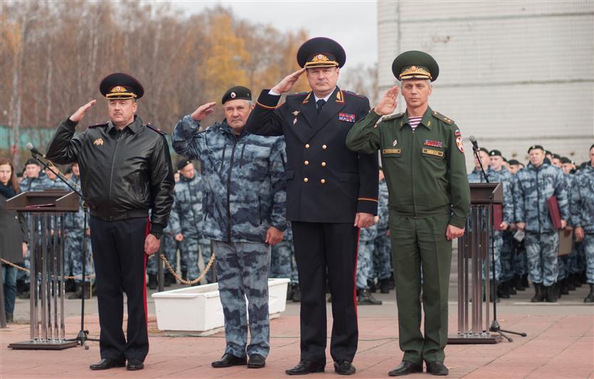 Московский ОМОН отметил годовщину образования (фото, видео)