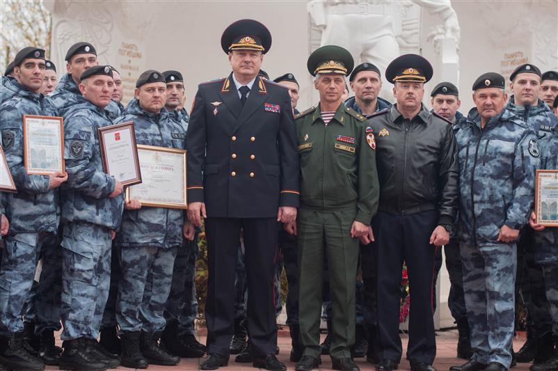 Московский ОМОН отметил годовщину образования (фото, видео)