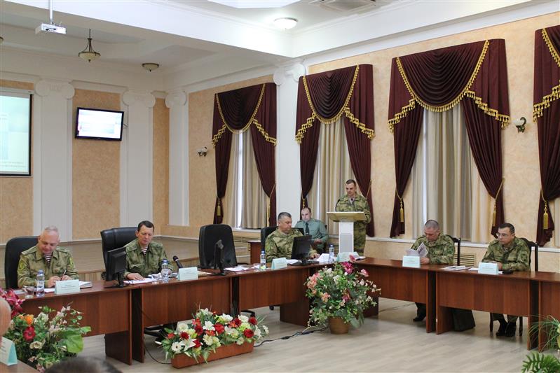 В Саратове прошёл межвузовский сбор офицеров, отвечающих за учебную работу в военных институтах Росгвардии