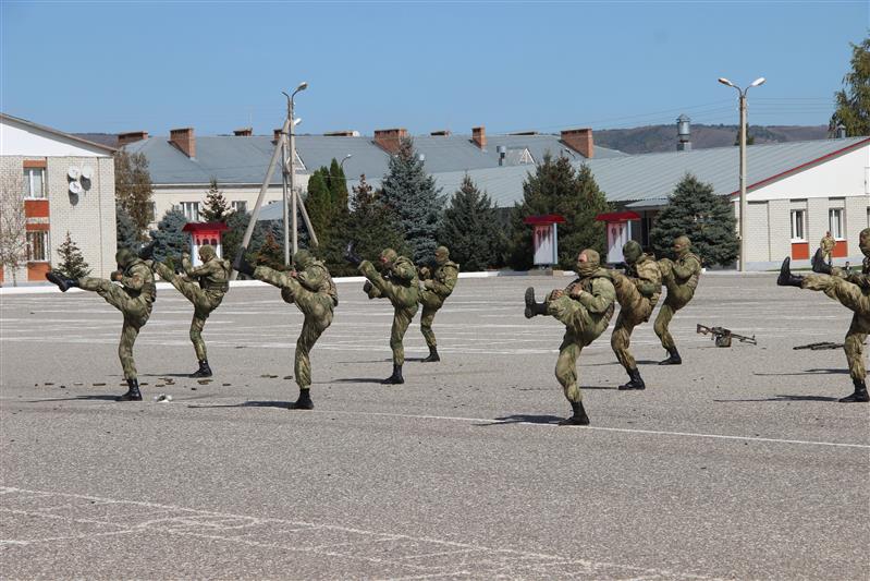 Военнослужащие грозненского соединения Росгвардии провели военно- патриотическое мероприятие для школьников 