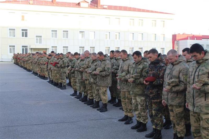 Военнослужащие отряда специального назначения «Тайфун» Росгвардии почтили память боевого товарища