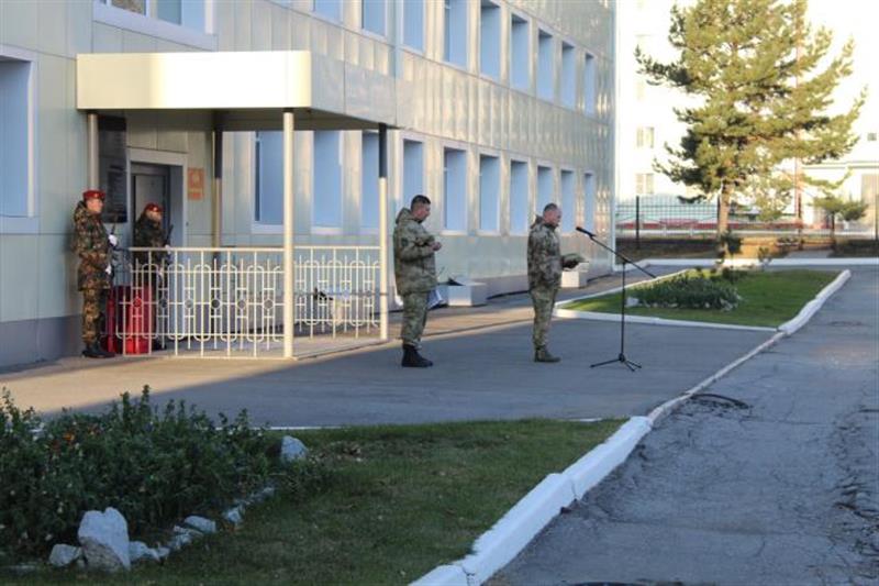 Военнослужащие отряда специального назначения «Тайфун» Росгвардии почтили память боевого товарища