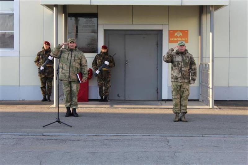 Военнослужащие отряда специального назначения «Тайфун» Росгвардии почтили память боевого товарища