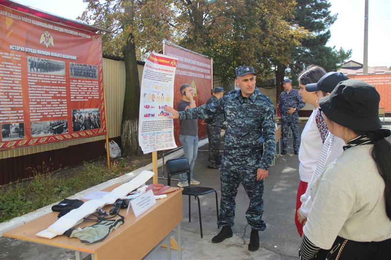 В Северной Осетии сотрудники Росгвардии провели акцию «Безопасный город»