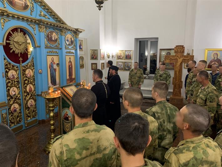 В Объединенной группировке войск (сил) на Северном Кавказе прошло соборное богослужение