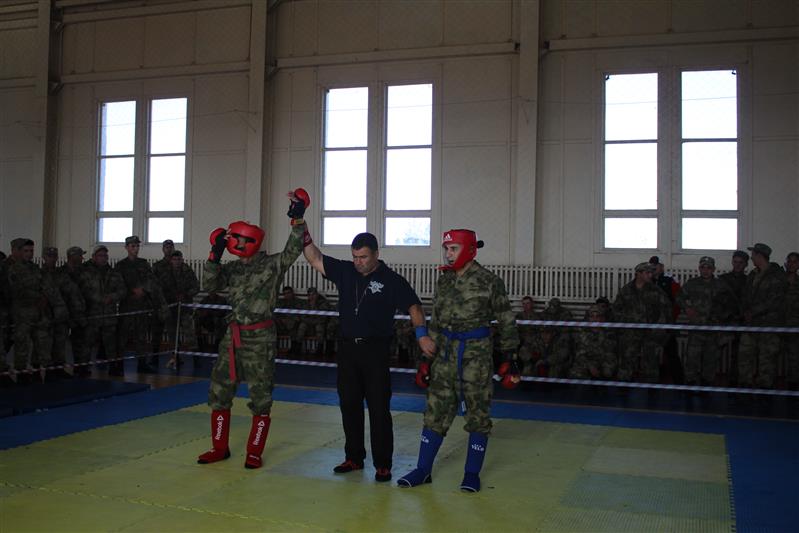 В грозненском соединении Росгвардии прошёл чемпионат по рукопашному бою