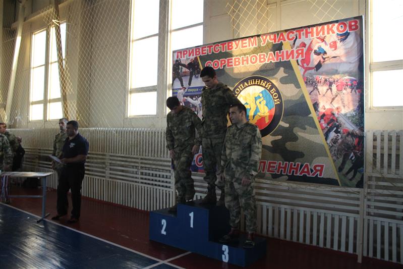 В грозненском соединении Росгвардии прошёл чемпионат по рукопашному бою
