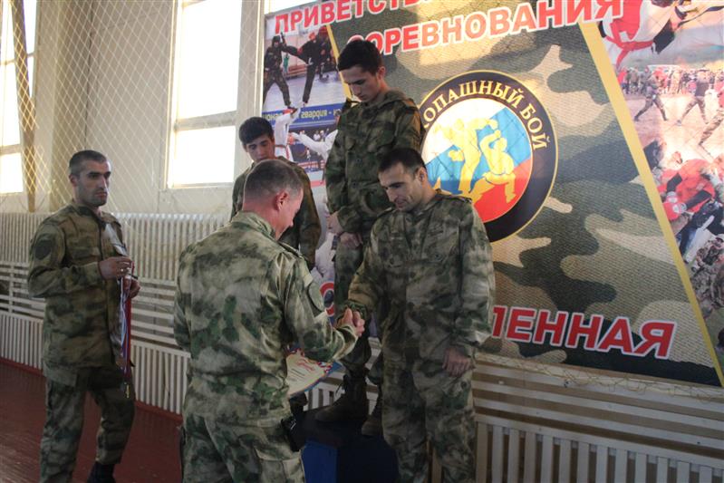 В грозненском соединении Росгвардии прошёл чемпионат по рукопашному бою