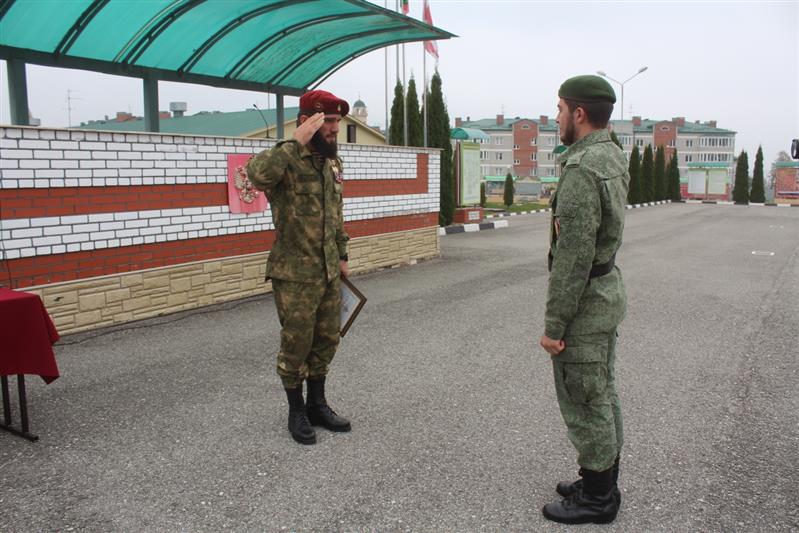 Акция «В память о военной службе в Росгвардии» проведена в Чечне
