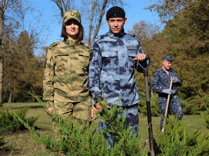 На Ставрополье проведена акция «Аллея Росгвардии»