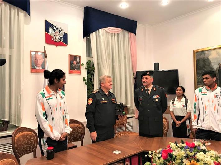 МПКУ имени М.А. Шолохова Росгвардии посетили кадеты из Индии (фото)