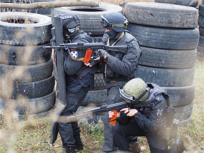 СОБР «Белогор» провел пресс-тур для белгородских  журналистов (фото, видео)