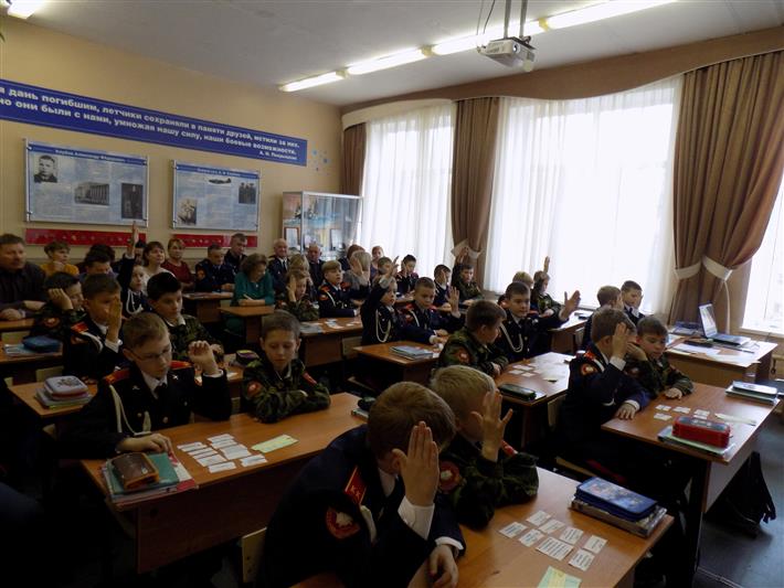 Кадеты вологодской подшефной школы Росгвардии приняли участие в областном семинаре