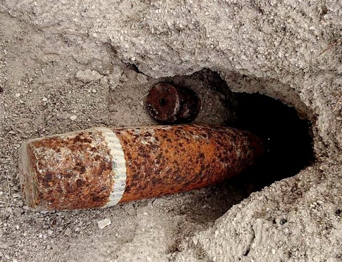 Саперы севастопольского «Беркута» обследовали боеприпасы времен Великой Отечественной войны