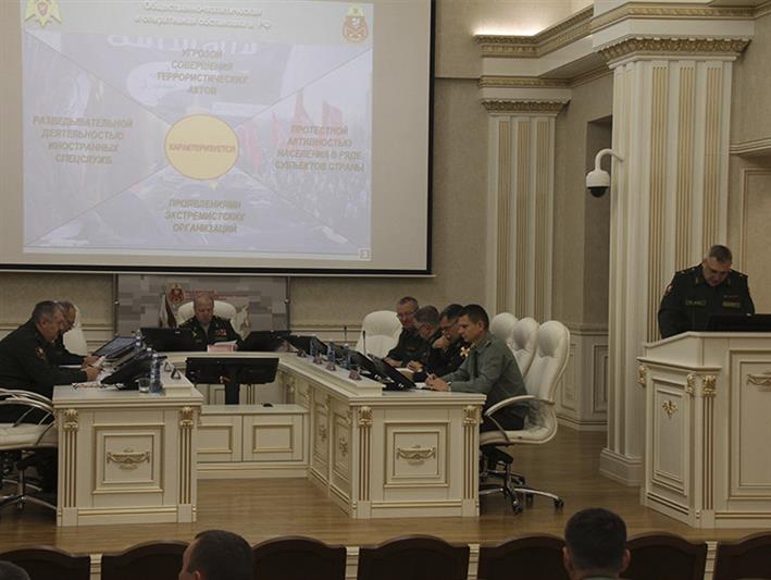 В Новосибирске прошёл военный совет Сибирского округа Росгвардии