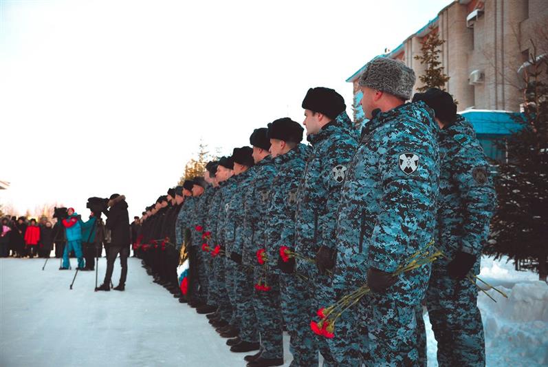 В Уральском округе Росгвардии прошли мероприятия, посвящённые Дню памяти погибших правоохранителей