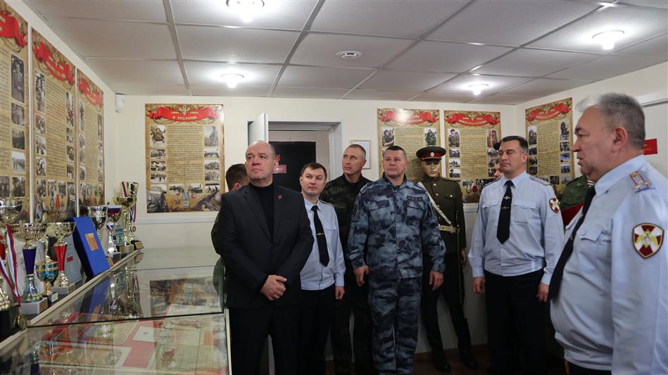 В Управлении Росгвардии по Томской области прошло торжественное открытие Комнаты истории 