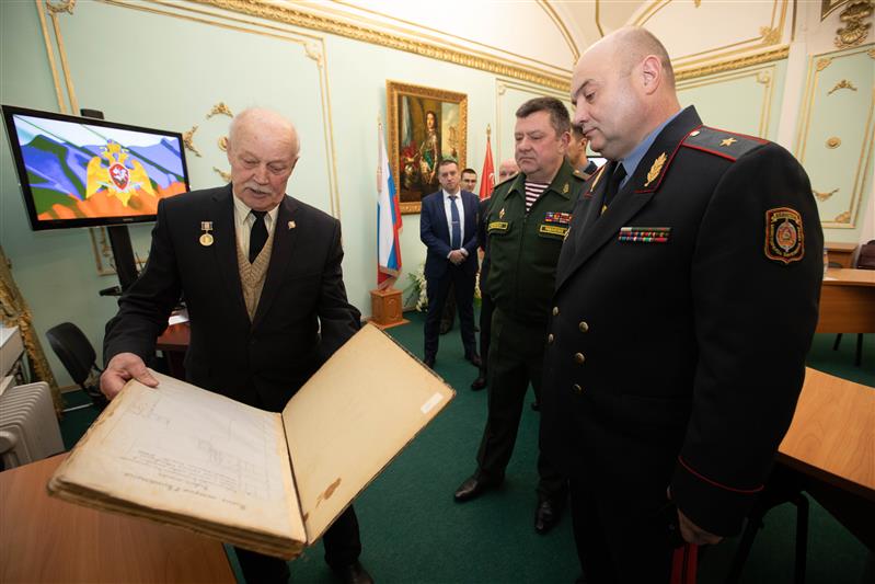 Делегация внутренних войск Республики Беларусь посетила Северо-Западный округ Росгвардии с рабочим визитом
