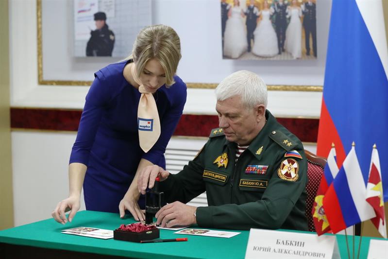 В Москве состоялась церемония гашения почтового блока, посвященного первому командующему войсками правопорядка – генералу от инфантерии Евграфу Комаровскому
