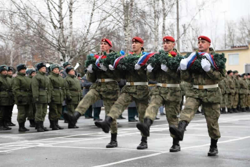В Уральском округе Росгвардии прошли мероприятия, посвящённые Дню памяти погибших правоохранителей