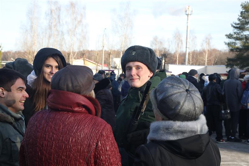 Более ста новобранцев богородской бригады Росгвардии присягнули на верность Отечеству (фото, видео)