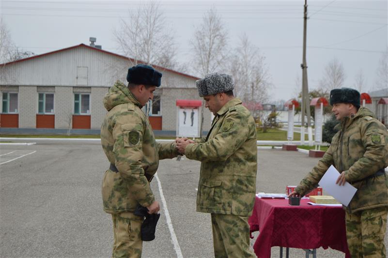 В грозненском соединении Росгвардии состоялись торжественные мероприятия, посвященные Дню ракетных войск и артиллерии